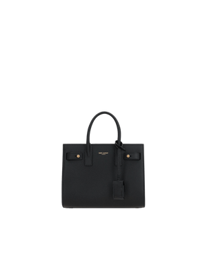 Grainy Leather Sac De Jour Baby Handbag-SAINT LAURENT-JOHN JULIA