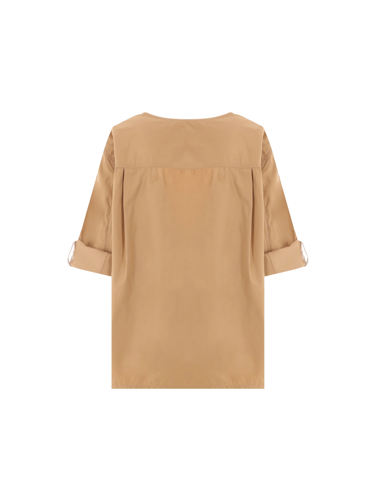 Henley Twill Blouse-SAINT LAURENT-JOHN JULIA