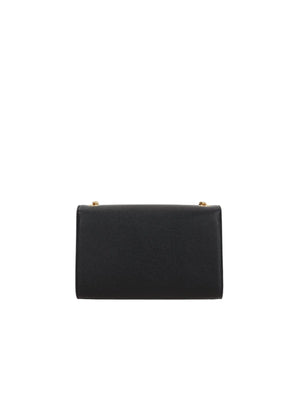 Kate Small Chain Bag In Grain De Poudre Leather-SAINT LAURENT-JOHN JULIA