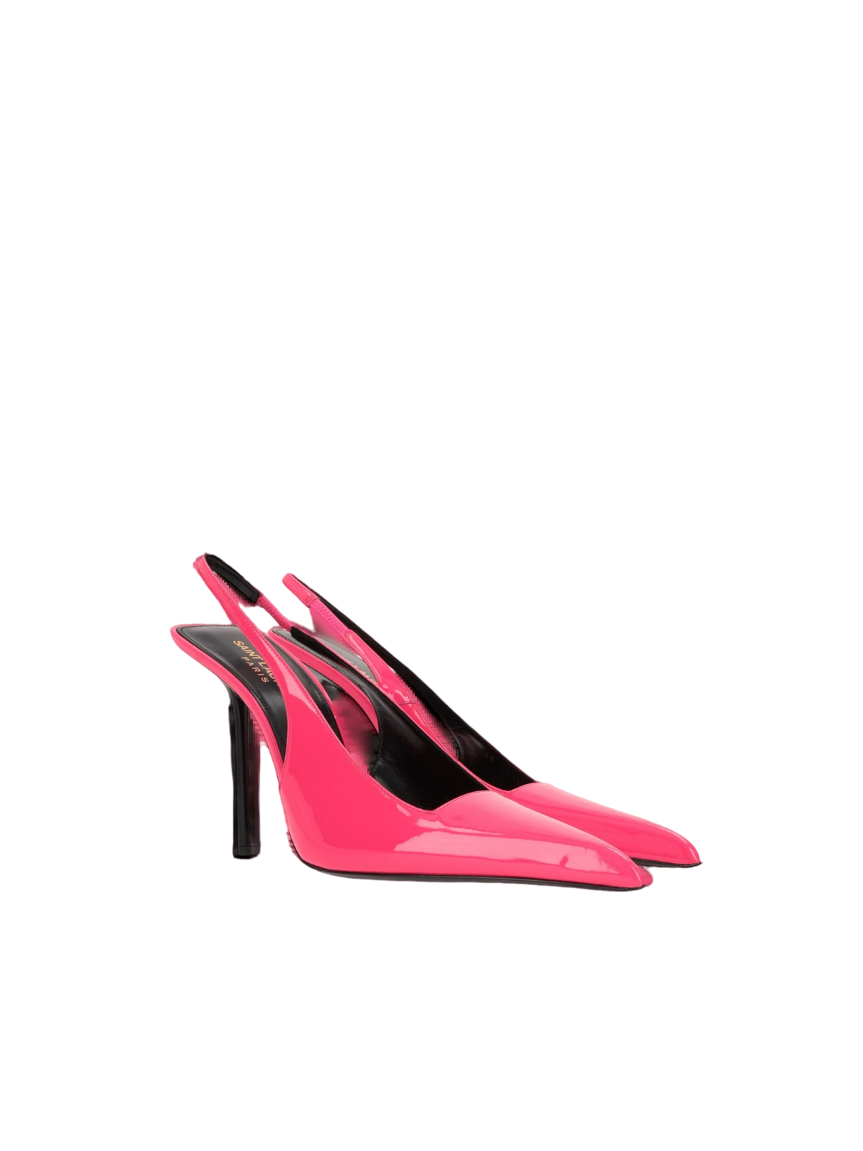 Kiss Patent Leather Slingbacks-SAINT LAURENT-JOHN JULIA