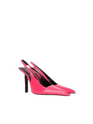 Kiss Patent Leather Slingbacks-SAINT LAURENT-JOHN JULIA