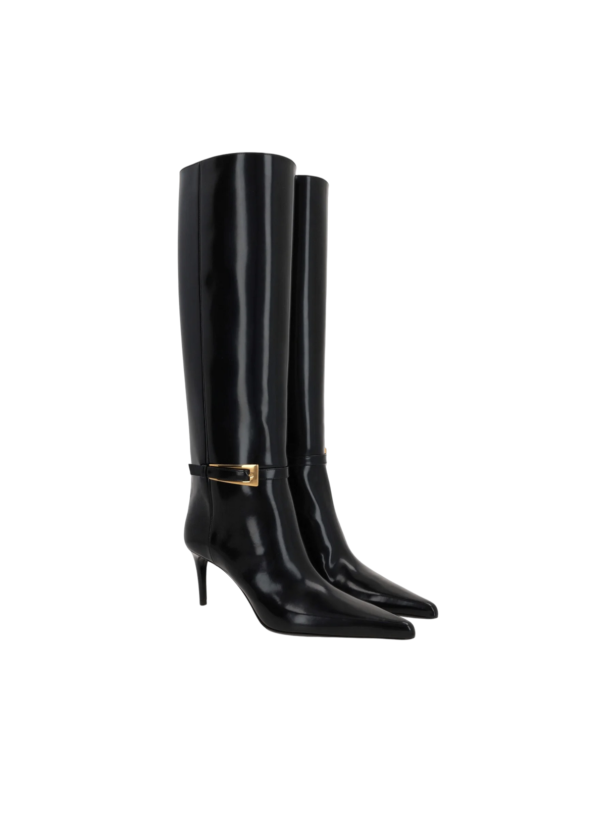 Lee Shiny Leather Boots SAINT LAURENT