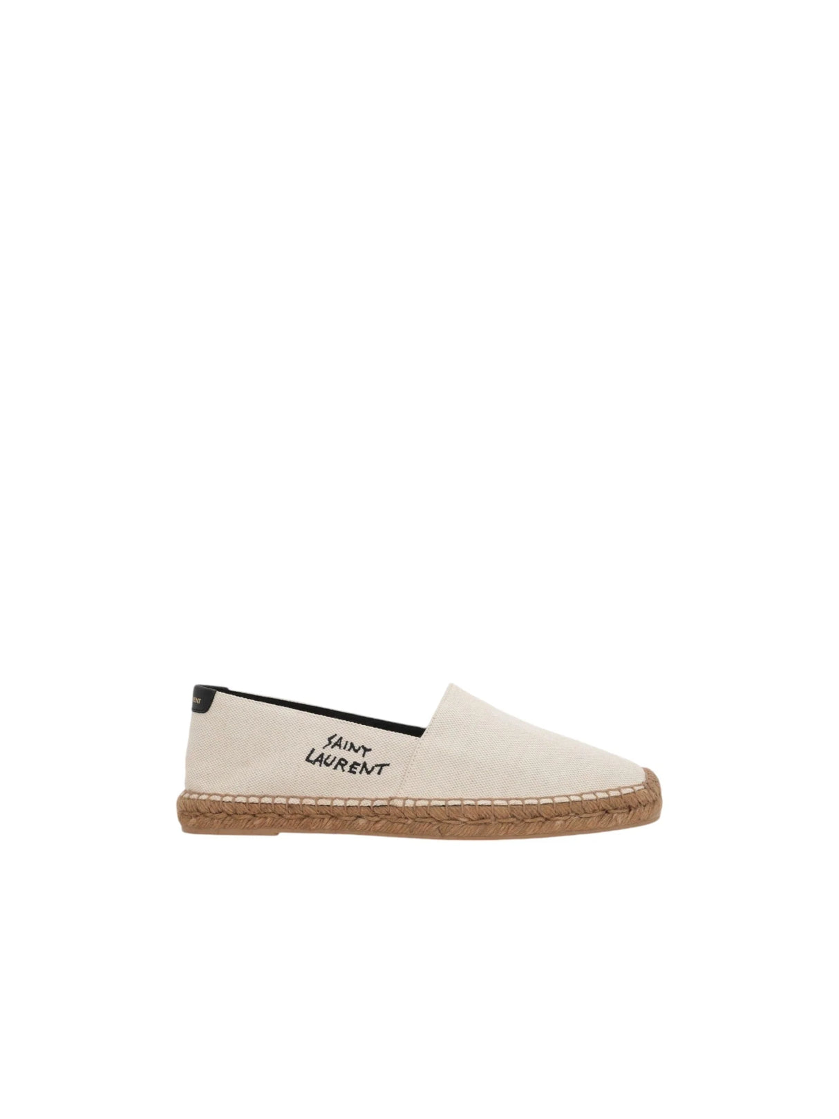 Logo Embroidered Canvas Espadrilles-SAINT LAURENT-JOHN JULIA