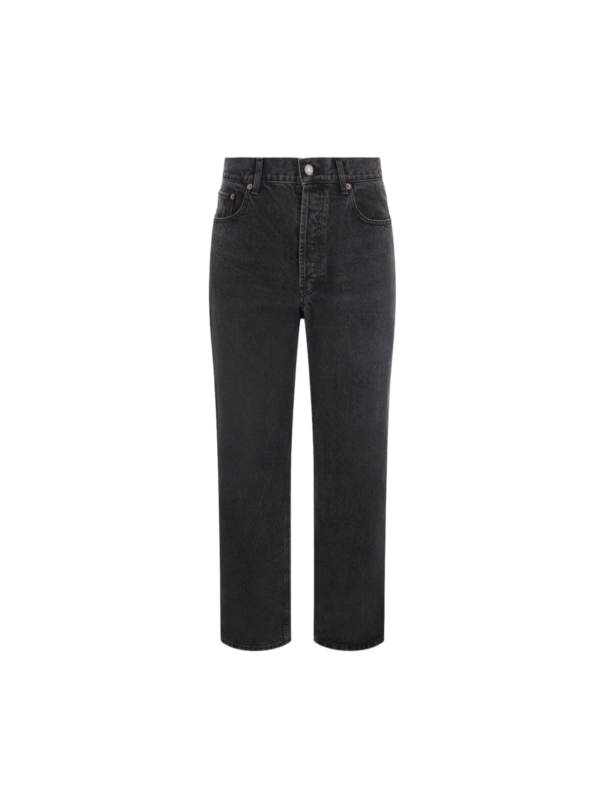 Loose-fit Faded Denim Jeans-SAINT LAURENT-JOHN JULIA