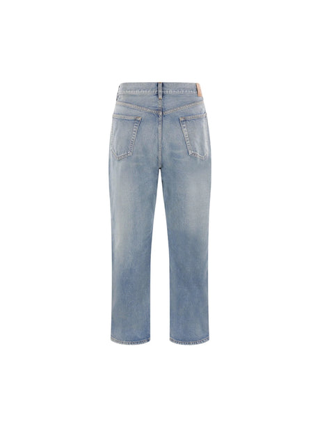 Loose-fit Light Denim Jeans-SAINT LAURENT-JOHN JULIA