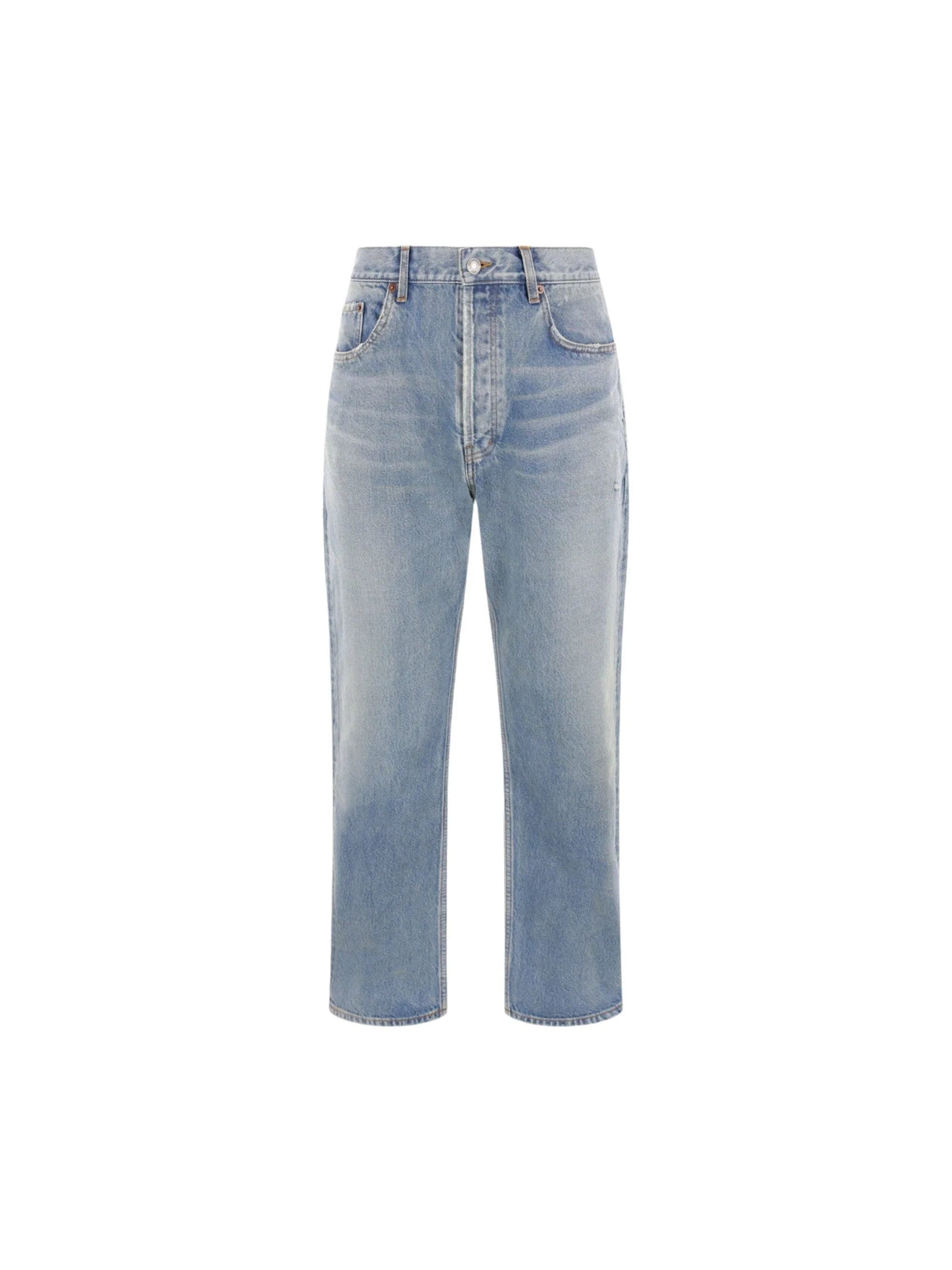 Loose-fit Light Denim Jeans-SAINT LAURENT-JOHN JULIA