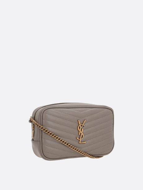 Lou Mini Quilted Leather Crossbody Bag-SAINT LAURENT-JOHN JULIA