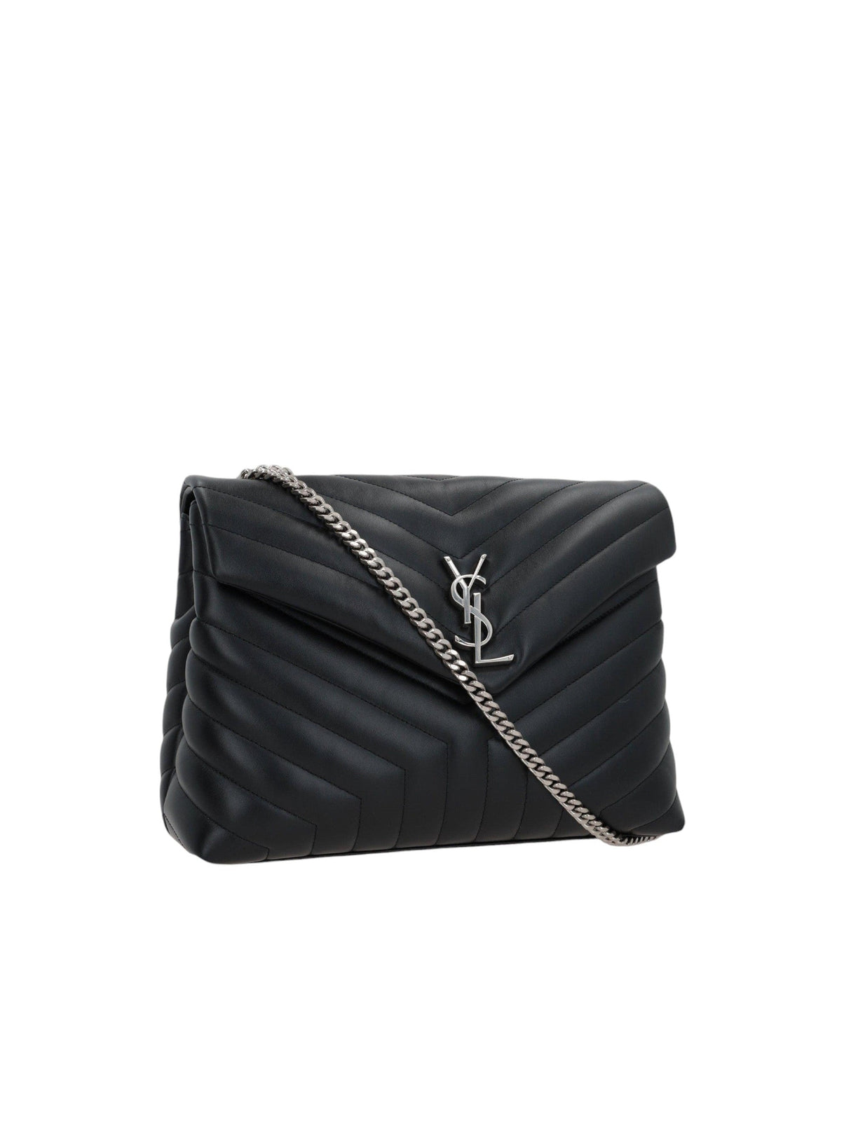 SAINT LAURENT-Loulou Medium Quilted Shoulder Bag-JOHN JULIA