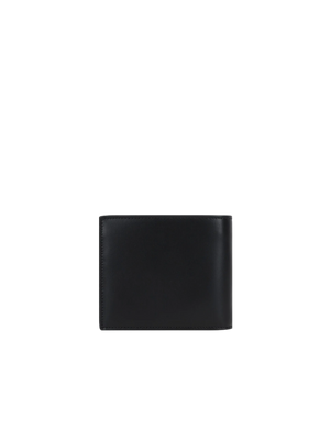 Matt Leather Monogram Bi-Fold Wallet-SAINT LAURENT-JOHN JULIA