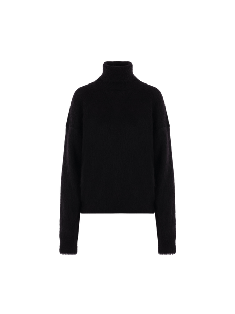 Mohair Blend Sweater-SAINT LAURENT-JOHN JULIA