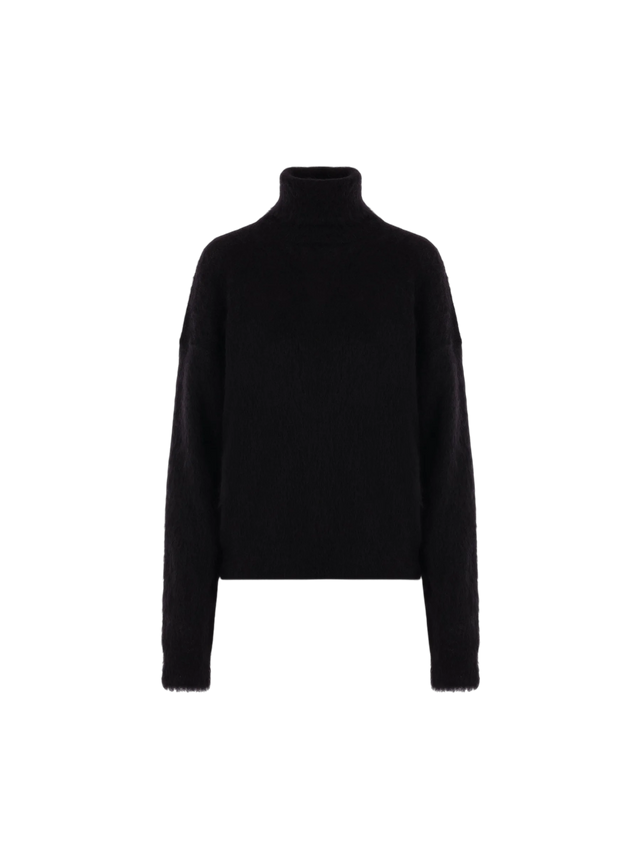 Mohair Blend Sweater-SAINT LAURENT-JOHN JULIA