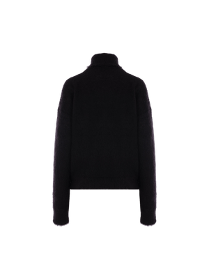 Mohair Blend Sweater-SAINT LAURENT-JOHN JULIA