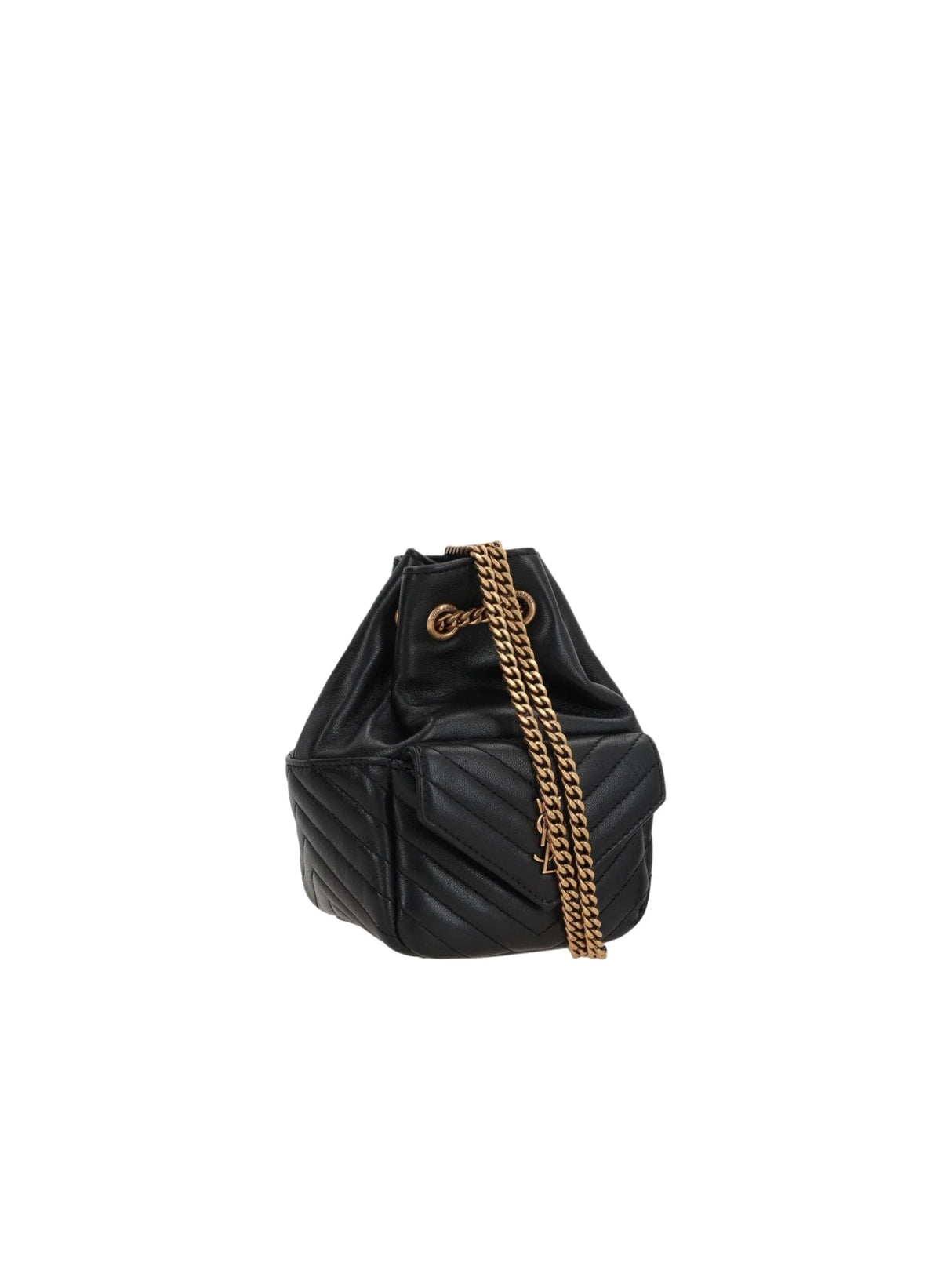 Nappa Joe Mini Bucket Bag-SAINT LAURENT-JOHN JULIA