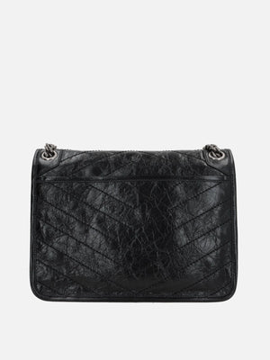 SAINT LAURENT-Niki Medium Shoulder Bag In Vintage Leather-JOHN JULIA