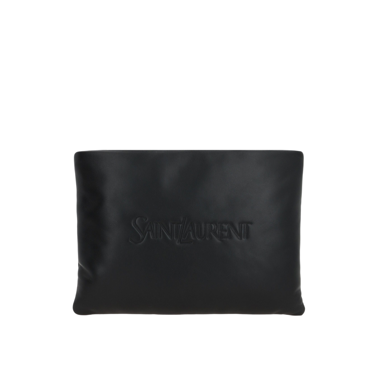 Padded Nappa Large Clutch-SAINT LAURENT-JOHN JULIA