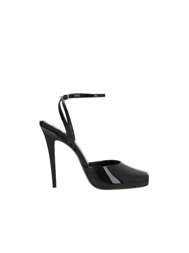 Patent Leather Le Scandal Sandals-SAINT LAURENT-JOHN JULIA