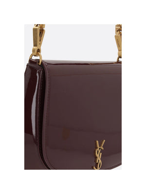 SAINT LAURENT-Patent Leather Shoulder Bag-JOHN JULIA