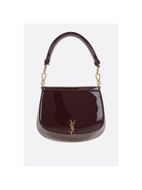 SAINT LAURENT-Patent Leather Shoulder Bag-JOHN JULIA