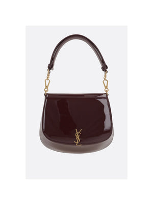 SAINT LAURENT-Patent Leather Shoulder Bag-JOHN JULIA