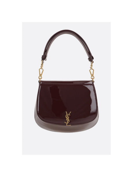 SAINT LAURENT-Patent Leather Shoulder Bag-JOHN JULIA