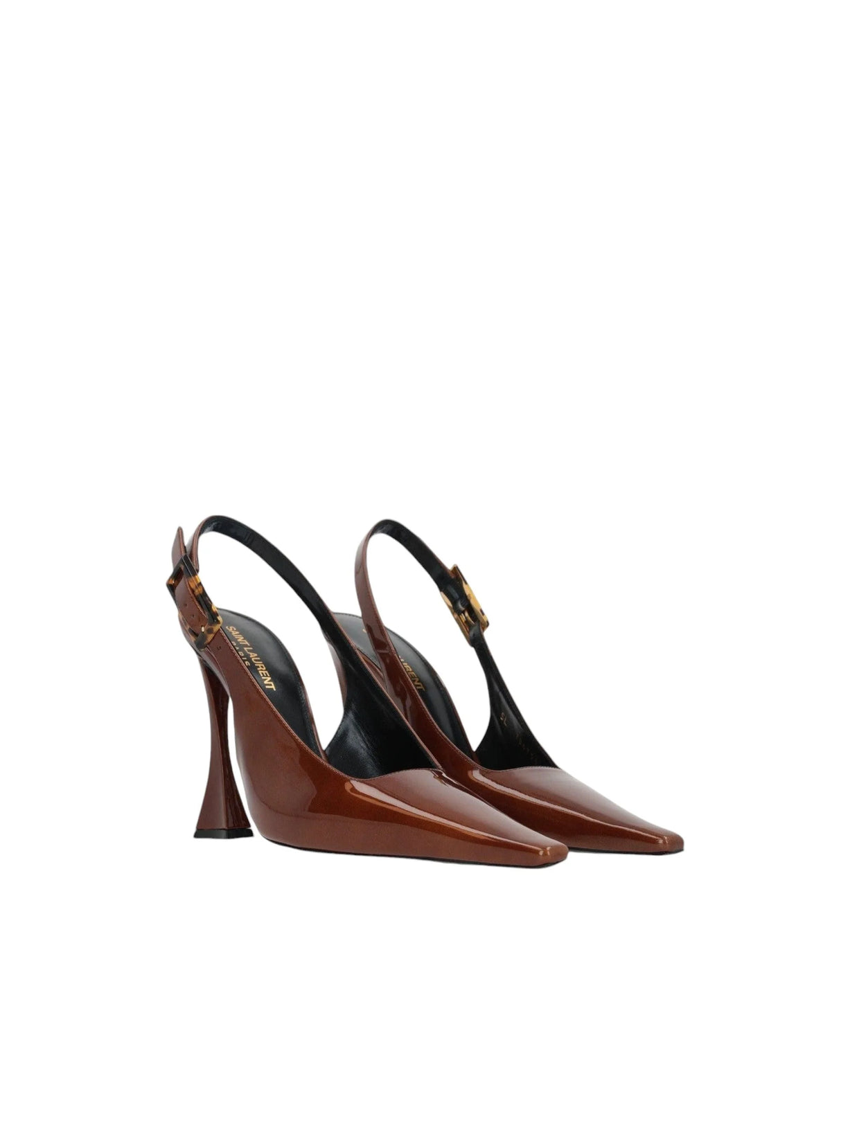 Patent Leather Slingbacks-SAINT LAURENT-JOHN JULIA