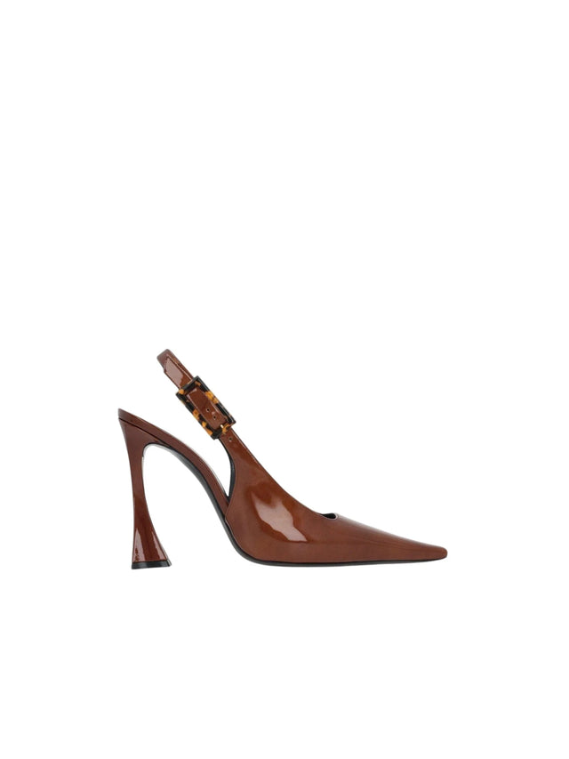 Patent Leather Slingbacks-SAINT LAURENT-JOHN JULIA