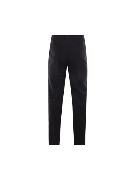 Pinstriped Wool Pants-SAINT LAURENT-JOHN JULIA