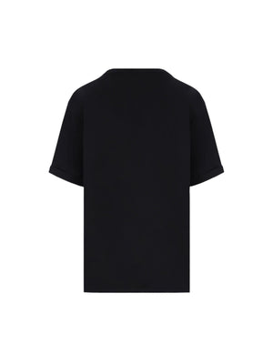 Saint Laurent Print Cotton T-shirt-SAINT LAURENT-JOHN JULIA