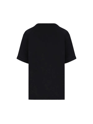 Saint Laurent Print Cotton T-shirt-SAINT LAURENT-JOHN JULIA