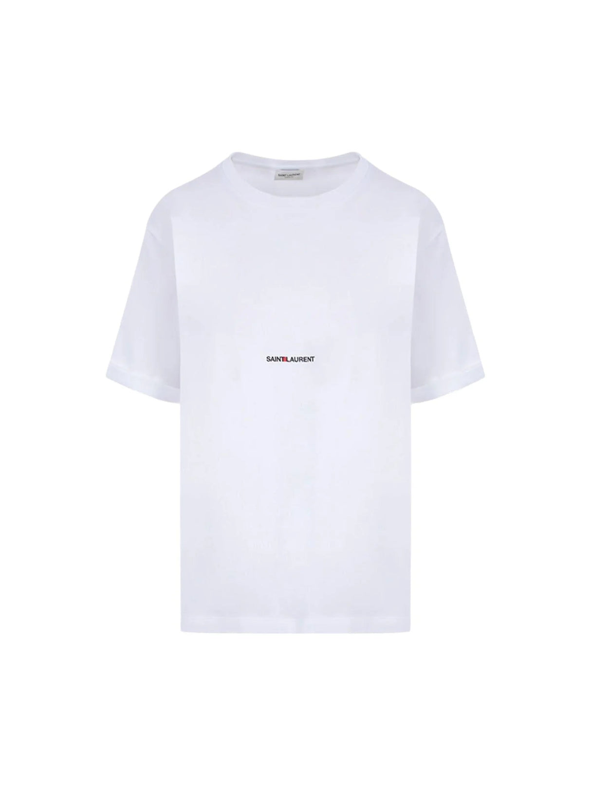 Saint Laurent Print Cotton T-shirt-SAINT LAURENT-JOHN JULIA