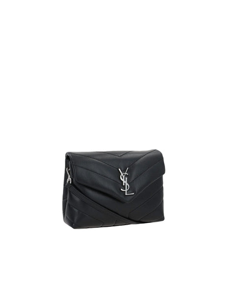 Quilted Leather Crossbody Bag-SAINT LAURENT-JOHN JULIA