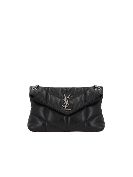 Quilted Nappa Puffer Shoulder Bag-SAINT LAURENT-JOHN JULIA