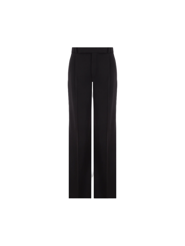 Responsible Wool Straight-leg Pants-SAINT LAURENT-JOHN JULIA