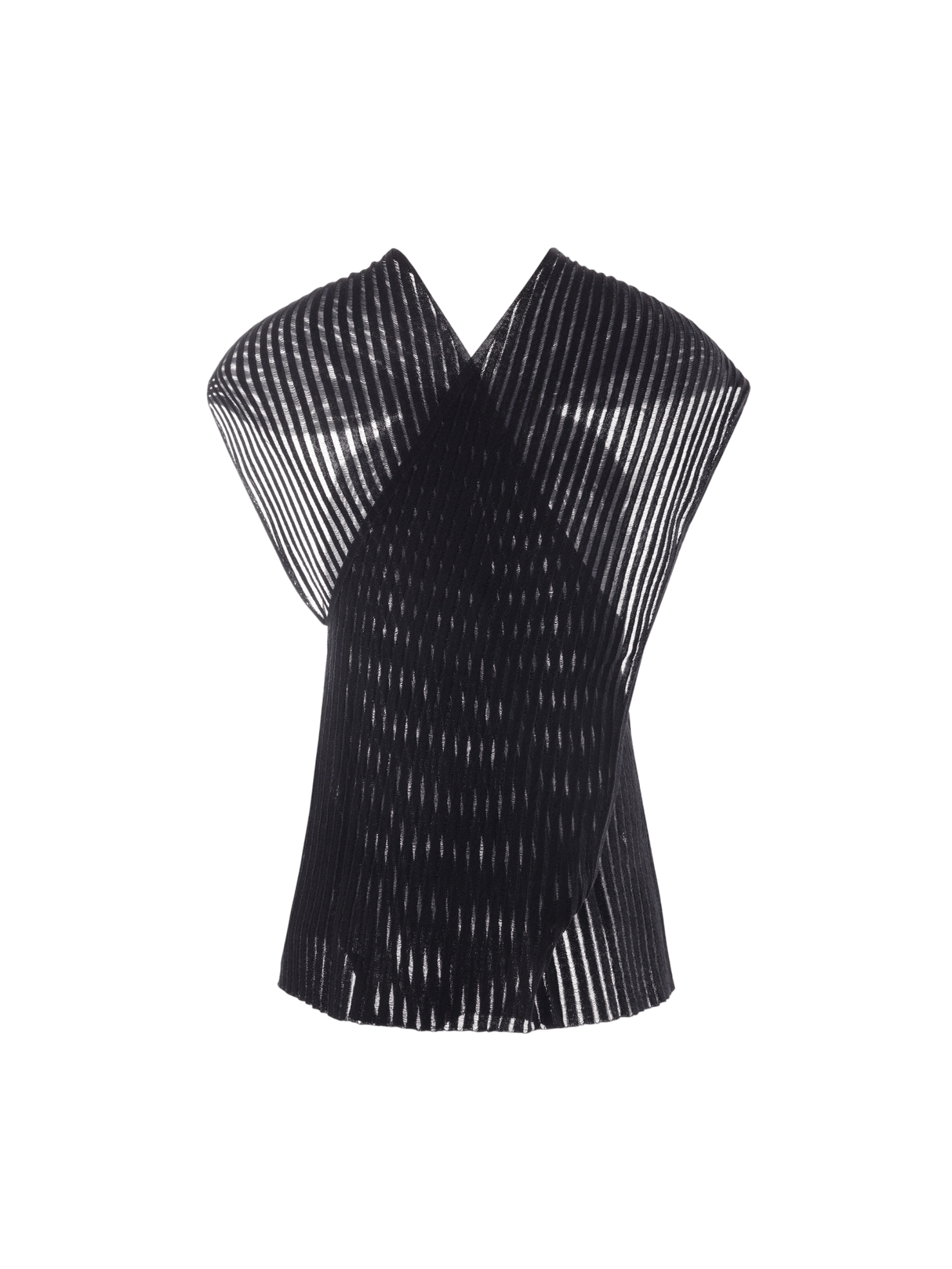 Ribbed Knit Top-SAINT LAURENT-JOHN JULIA