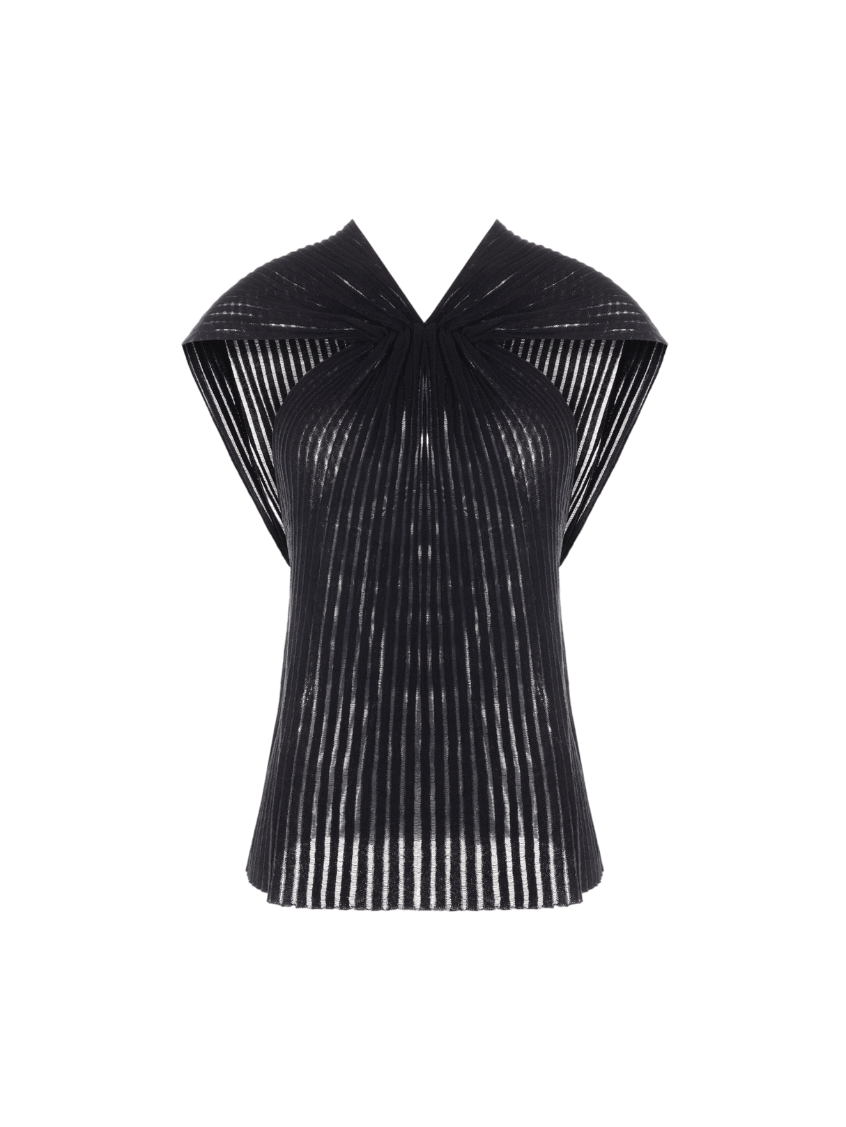 Ribbed Knit Top-SAINT LAURENT-JOHN JULIA