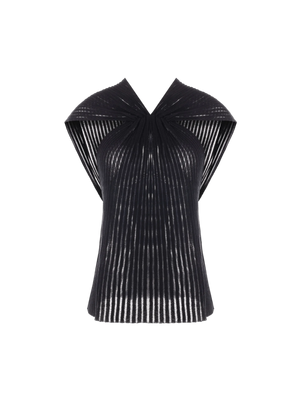 Ribbed Knit Top-SAINT LAURENT-JOHN JULIA