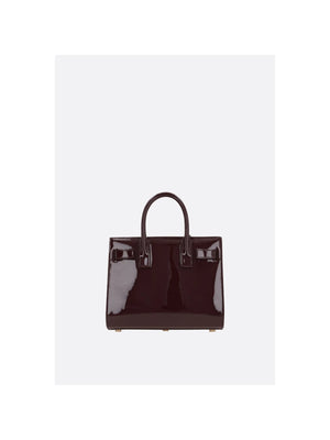 Sac De Jour Nano Patent Leather Handbag-SAINT LAURENT-JOHN JULIA