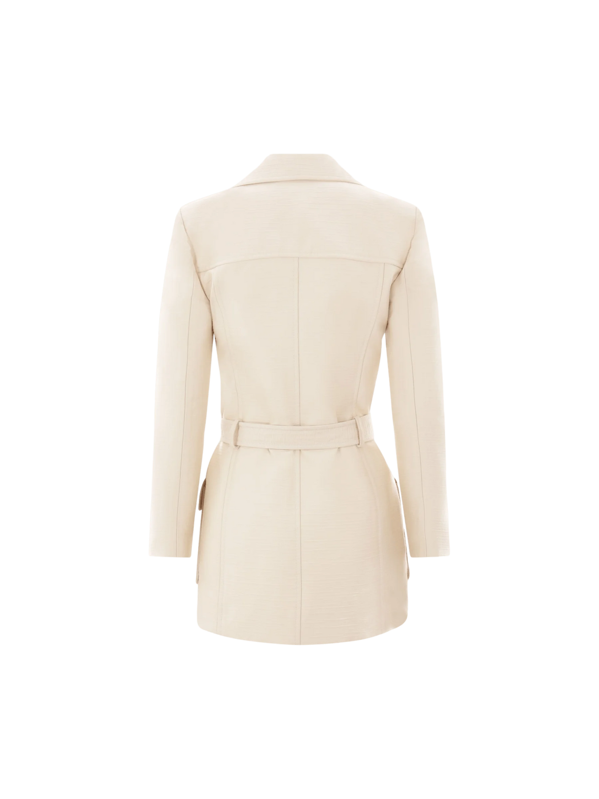 Saharienne Overcoat In Sustainable Cotton and Wool-SAINT LAURENT-JOHN JULIA