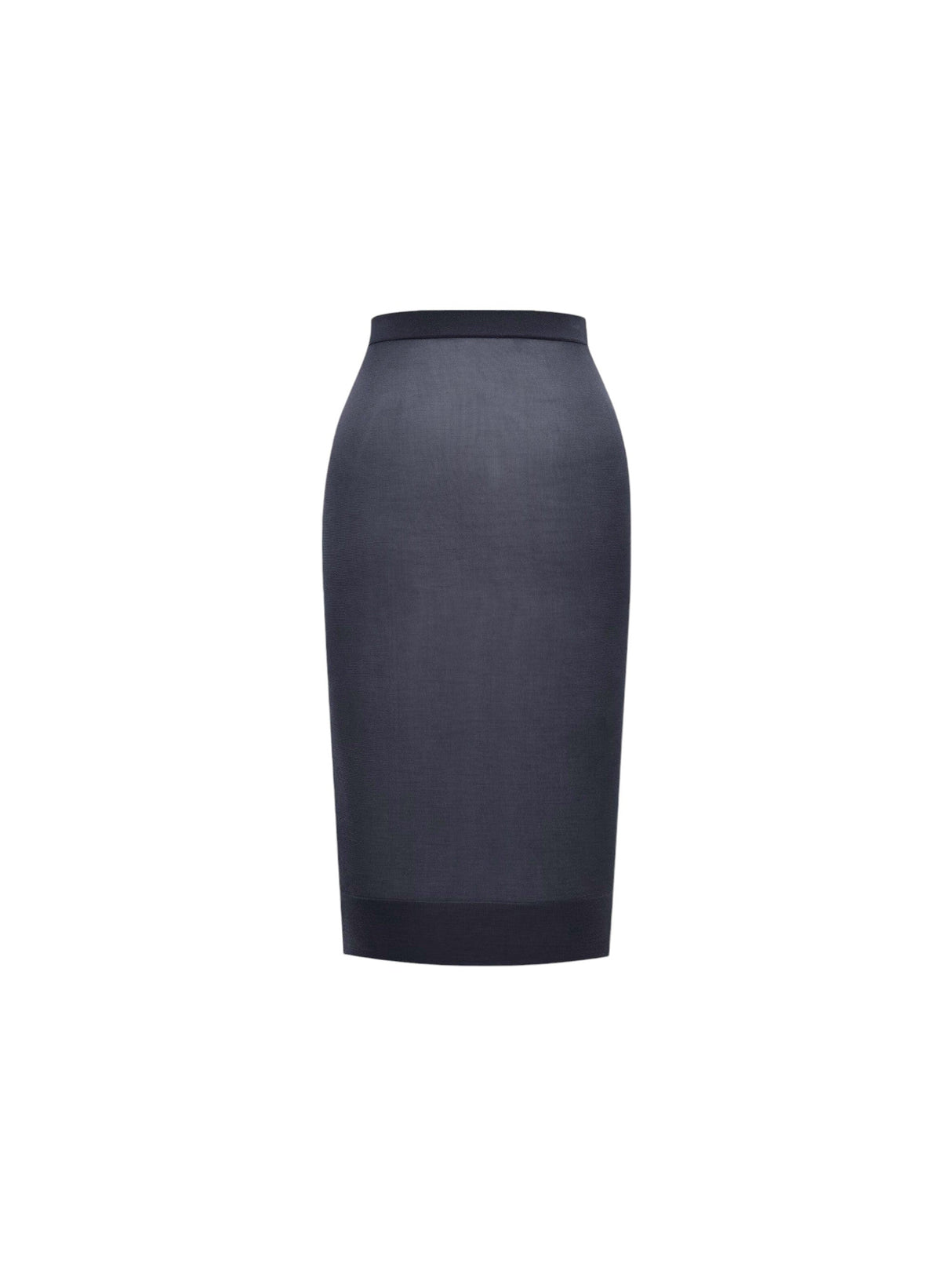 Sheer Knit Pencil Skirt-SAINT LAURENT-JOHN JULIA