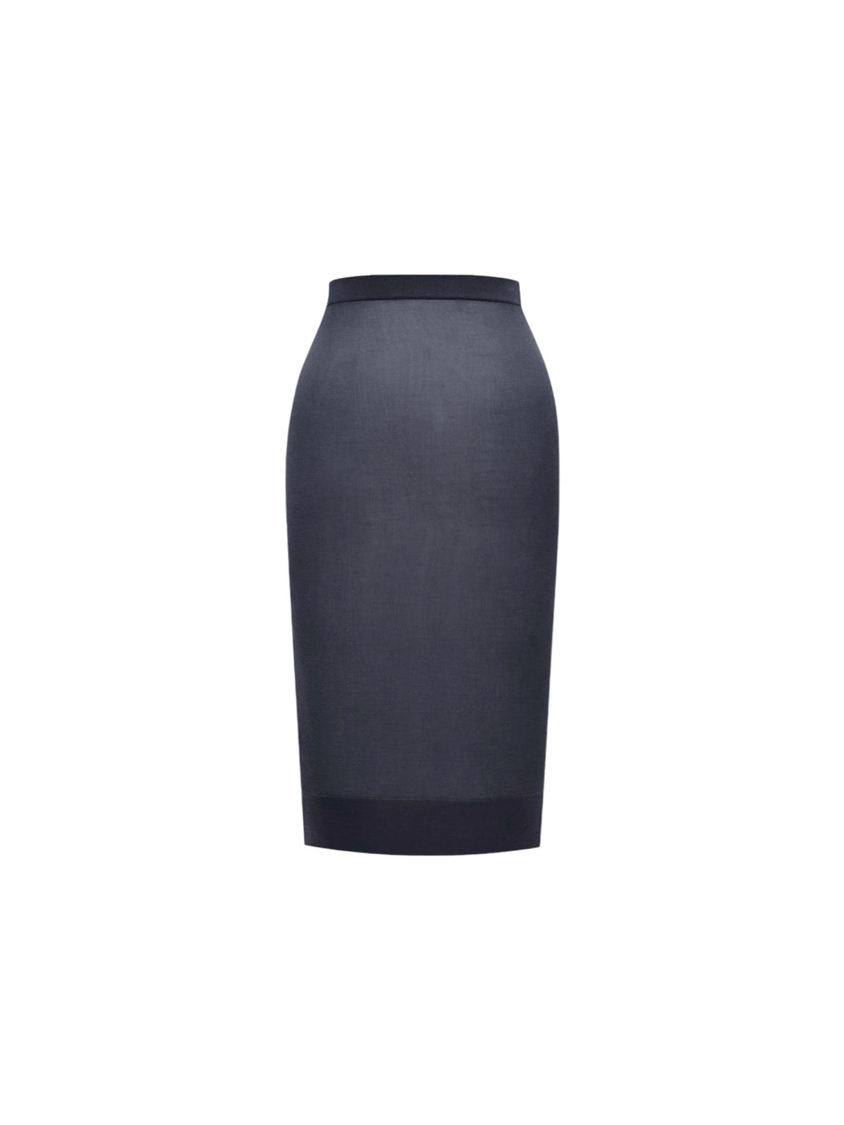 Sheer Knit Pencil Skirt-SAINT LAURENT-JOHN JULIA