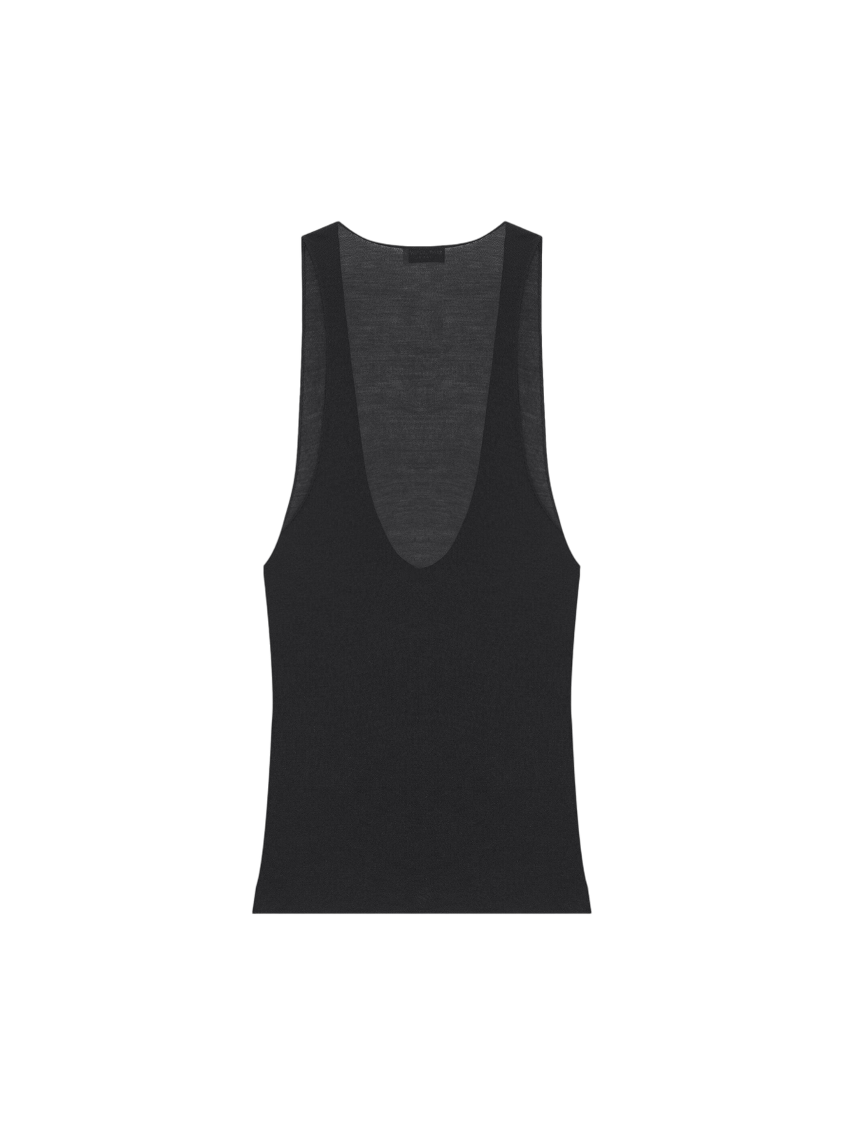 Silk Jersey Sleeveless Top-SAINT LAURENT-JOHN JULIA