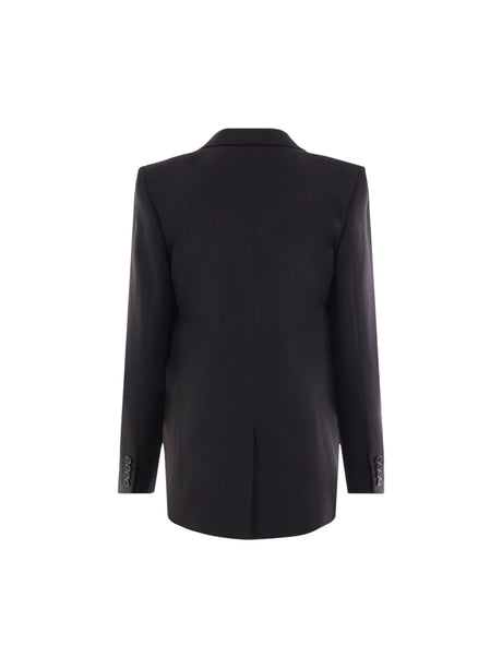 Single-breasted Wool Jacket-SAINT LAURENT-JOHN JULIA