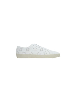 SAINT LAURENT-Sl/06 Smooth Leather Sneakers-JOHN JULIA