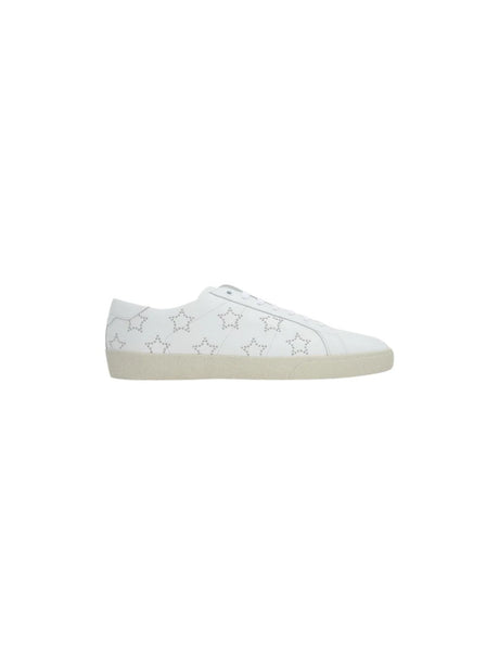 SAINT LAURENT-Sl/06 Smooth Leather Sneakers-JOHN JULIA