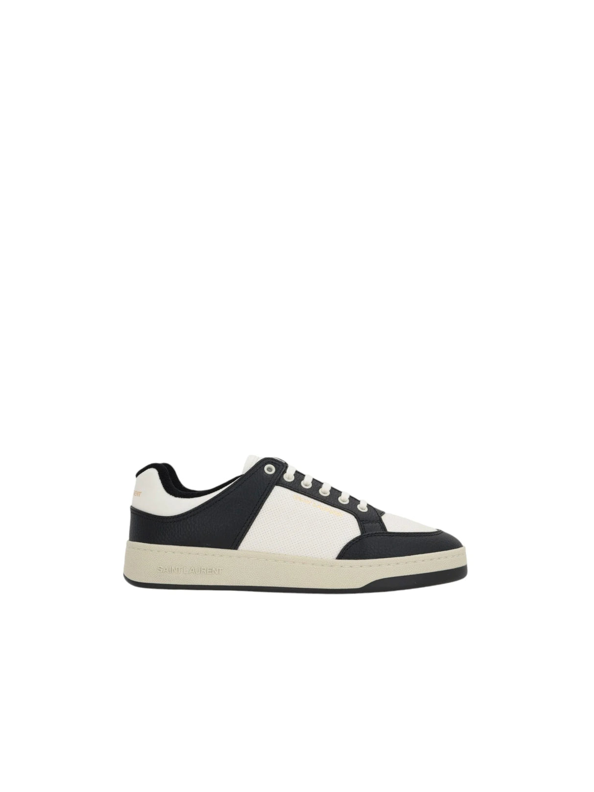 Sl/61 Grainy Perforated Leather Sneakers-SAINT LAURENT-JOHN JULIA