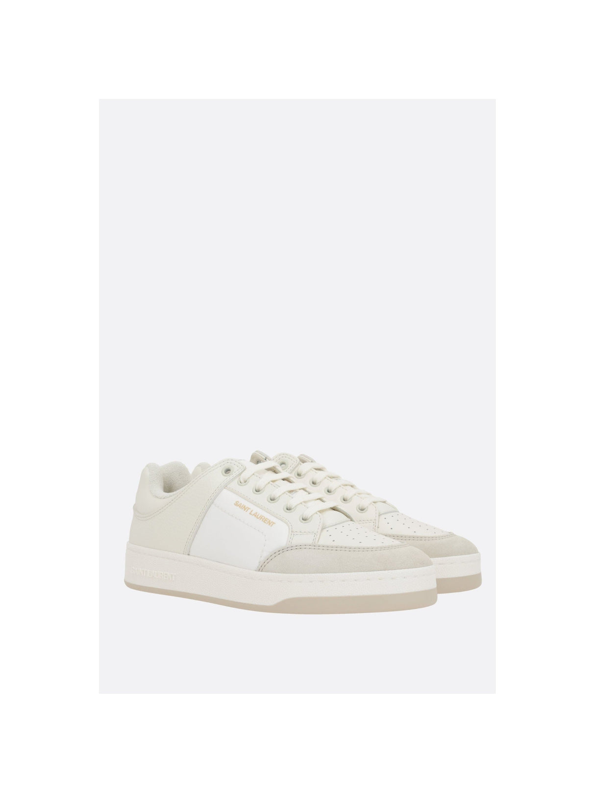 Sl/61 Leather Nylon Sneakers-SAINT LAURENT-JOHN JULIA