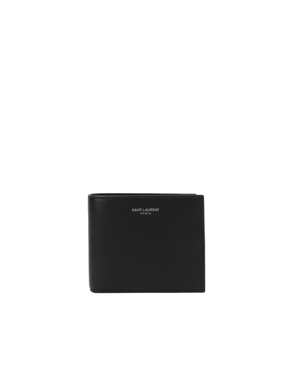 Smooth Leather Bi-Fold Wallet-SAINT LAURENT-JOHN JULIA