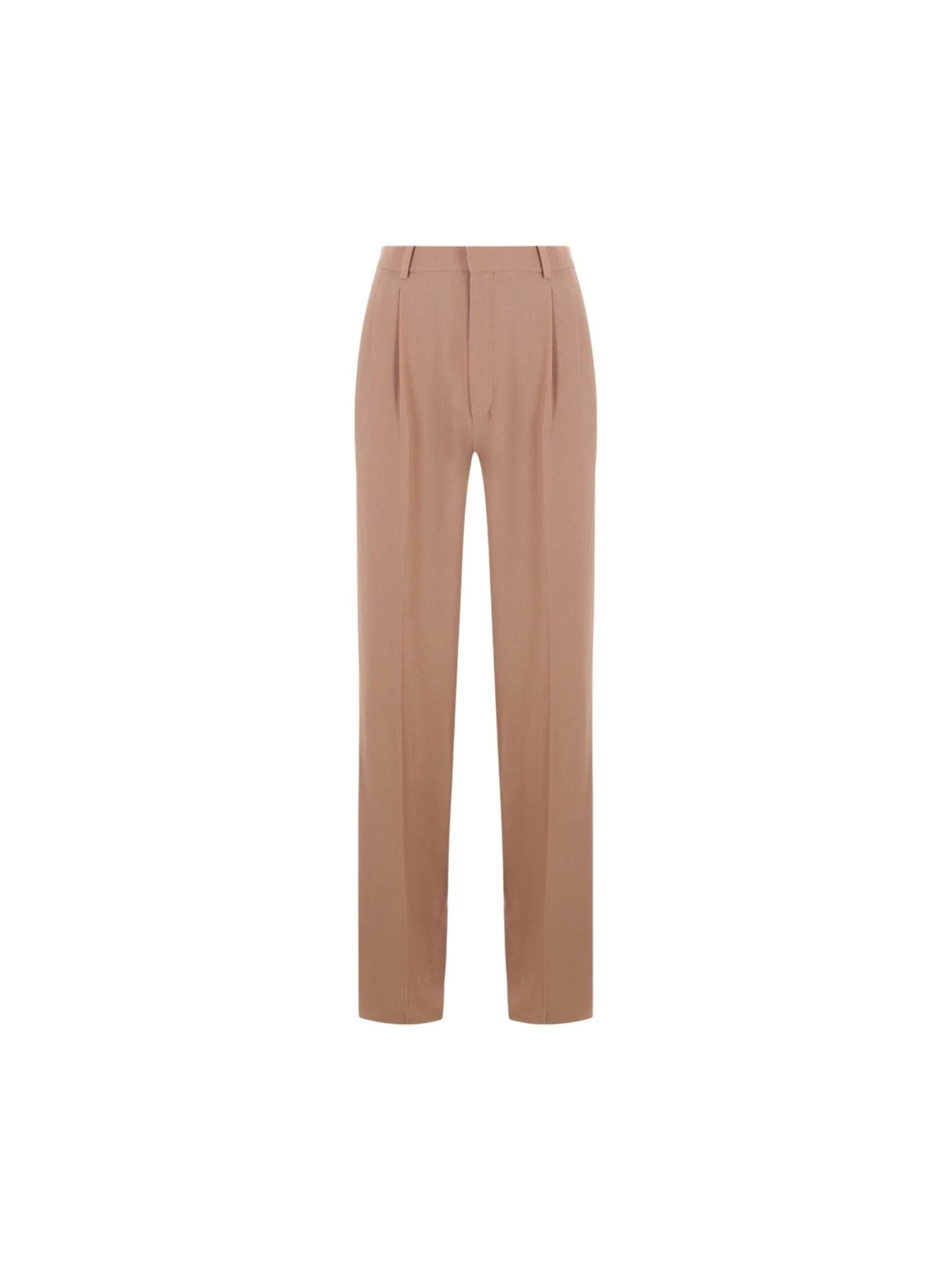 Straight-leg Crepe Trousers-SAINT LAURENT-JOHN JULIA