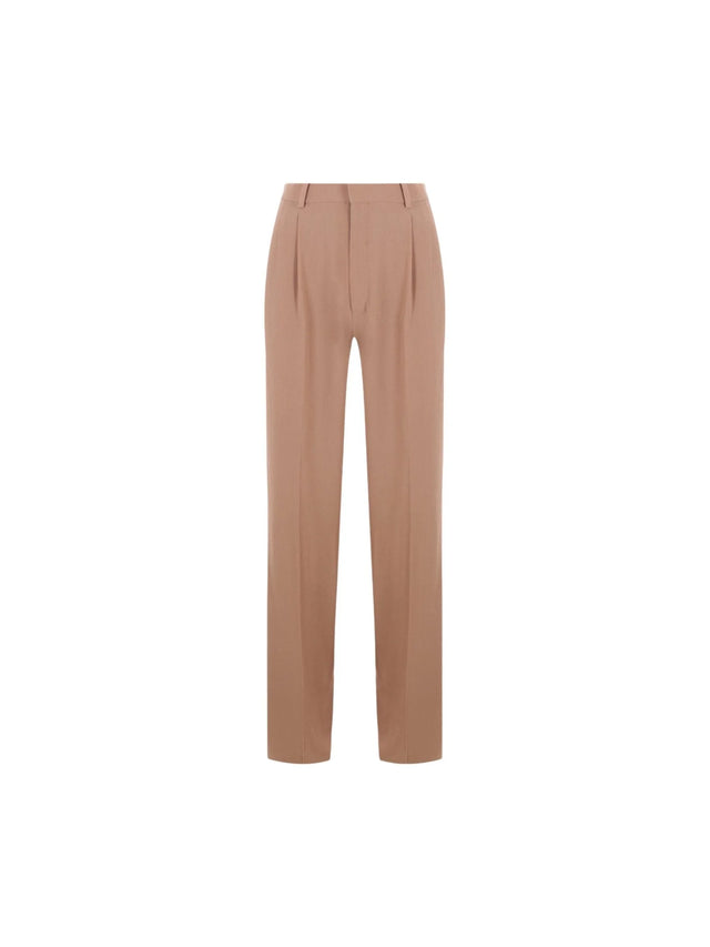 Straight-leg Crepe Trousers-SAINT LAURENT-JOHN JULIA