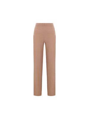 Straight-leg Crepe Trousers-SAINT LAURENT-JOHN JULIA